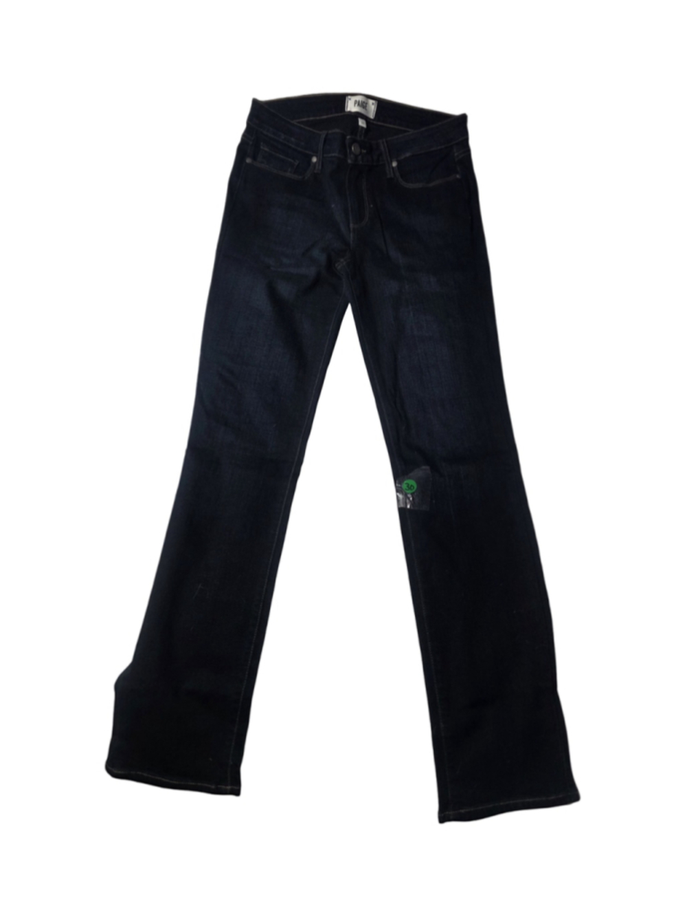 Women's PAIGE Straight Leg Jeans Size 30 Dark Blue